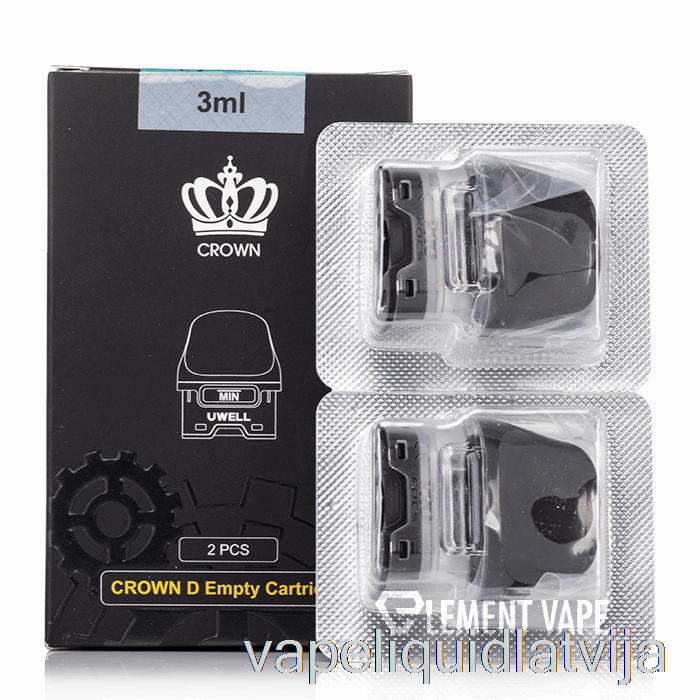 Uwell Crown D Nomaiņas Pods 3ml Atkārtoti Uzpildāmi Pods Vape šķidrums